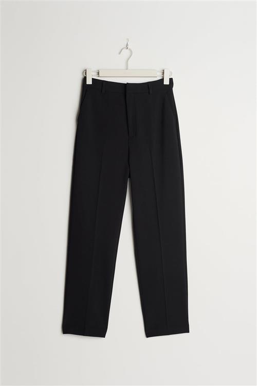 Gina Tricot - straight petite trousers - Lige bukser - Sort - 36 - Dame