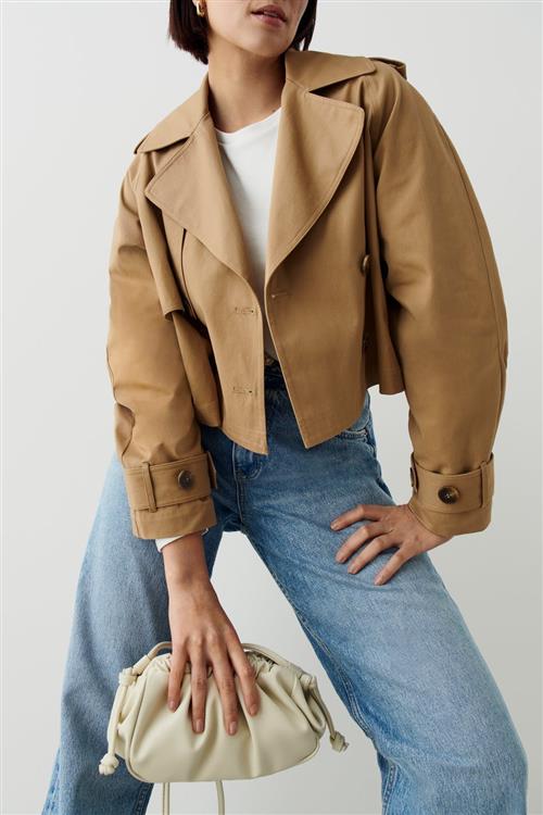 Gina Tricot - Soft pu bag - håndtasker - Beige - ONESIZE - Dame