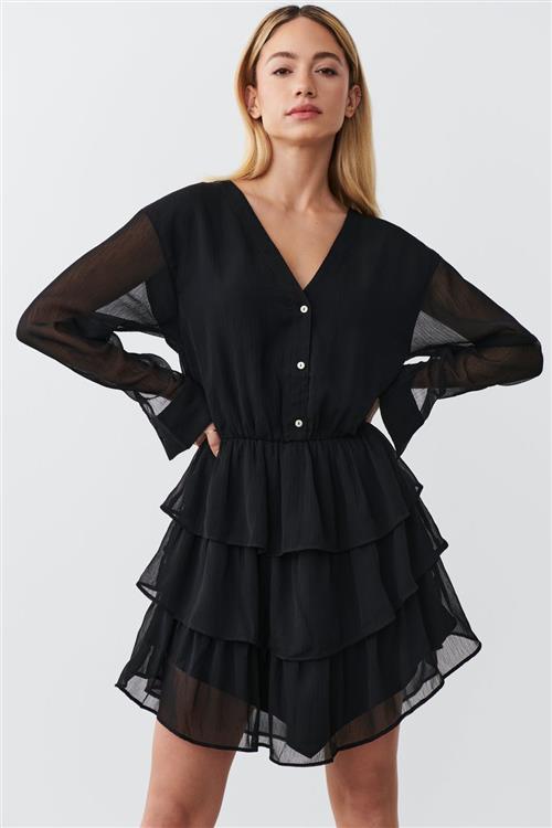 Gina Tricot - Mirr dress - Alle kjoler - Sort - M - Dame