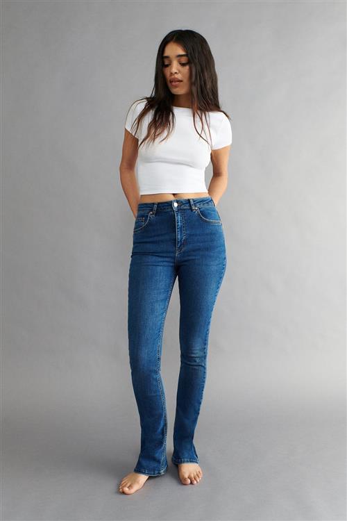 Gina Tricot - bootcut jeans - bruna-bear - Blå - 32 - Dame