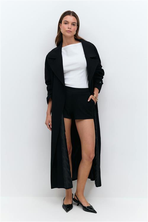 Gina Tricot - Tailored mini shorts - Shorts - Sort - M - Dame