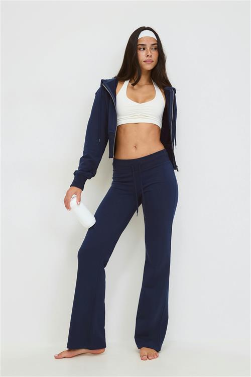 Gina Tricot - Slim low waist sweatpants - Joggingbukser - Blå - S - Dame