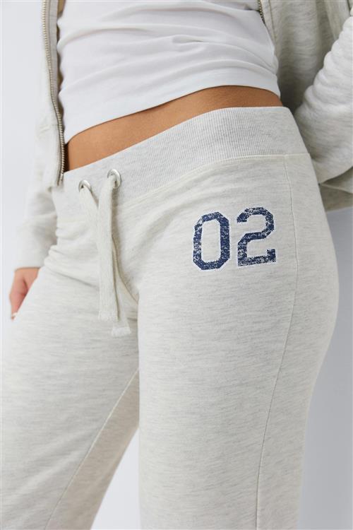 Gina Tricot - 14+ low flare sweatpants tall - bukser - Grå - M - Dame
