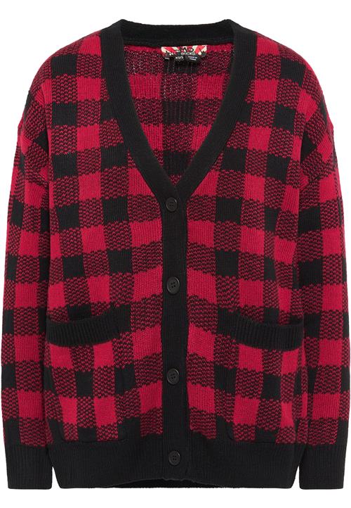 myMo ROCKS Cardigan  blodrød / sort