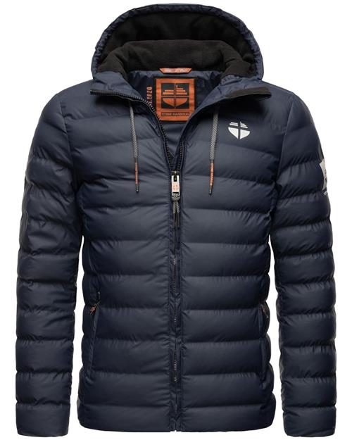 STONE HARBOUR Vinterjakke 'Zaharoo'  navy / hvid