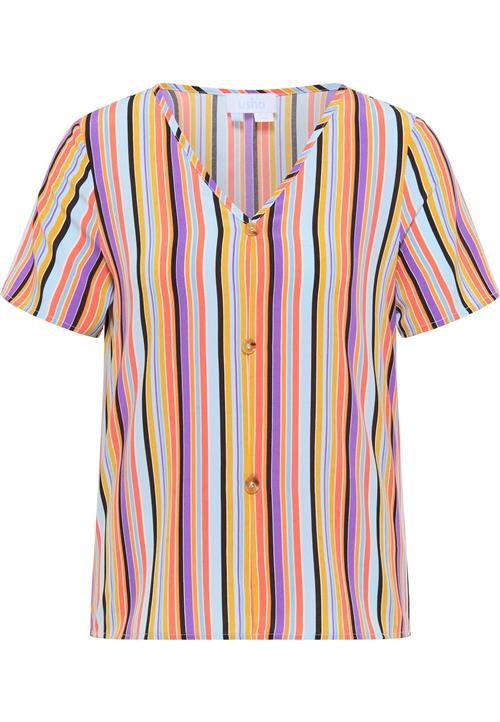 usha BLUE LABEL Bluse  lyseblå / curry / lilla / orange / sort