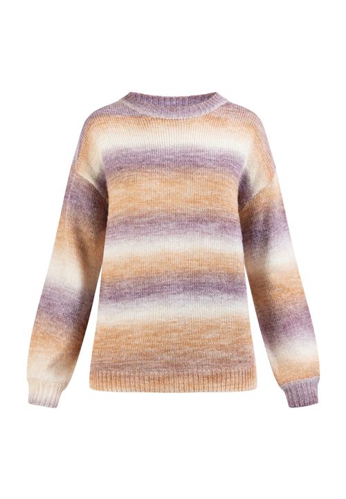 Usha Pullover  creme / cappuccino / lavendel