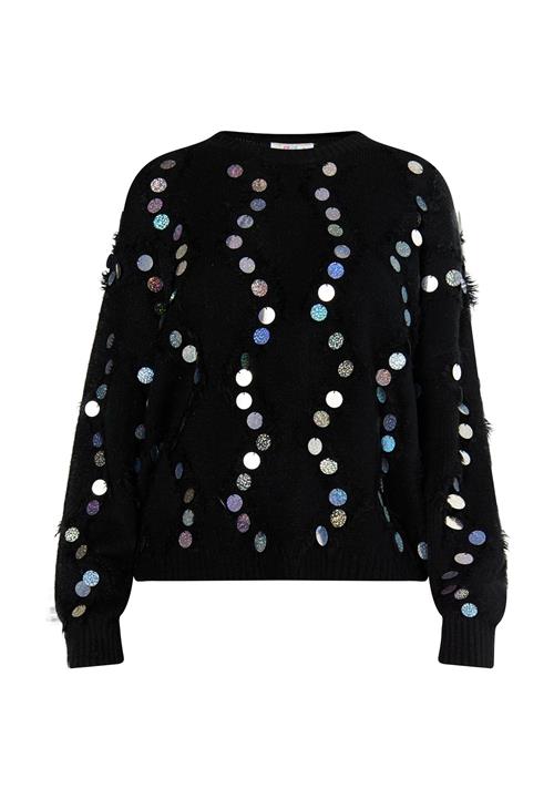 IZIA Pullover  blå / sort