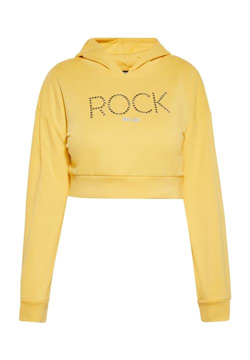 ROCKEASY Sweatshirt  lyseblå / gul / guld