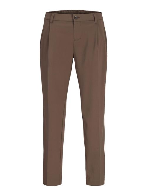 JACK & JONES Bukser med lægfolder  brun