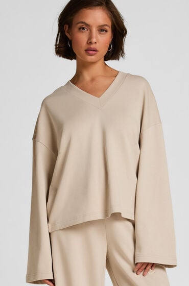 Hunkemöller Lounge Top Audrey Beige