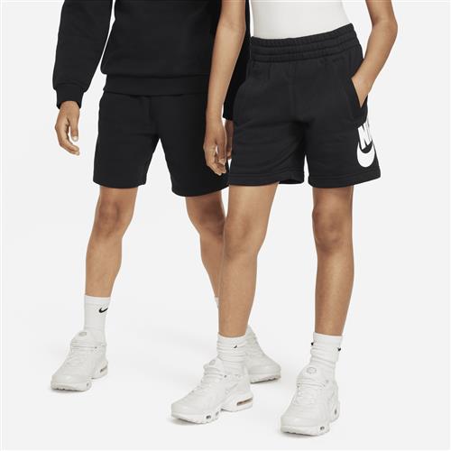 Nike Club Fleece-shorts i french terry til større børn - sort