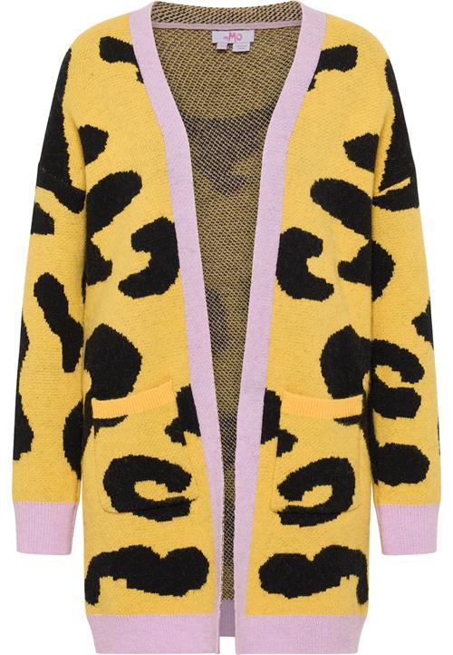 MYMO Cardigan  gul / lyselilla / sort