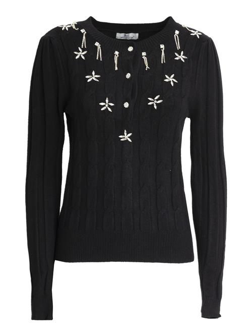 Influencer Pullover  sort / transparent