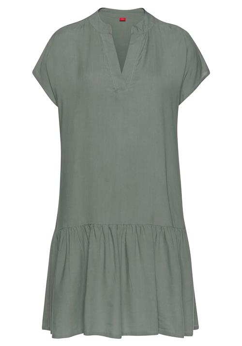 s.Oliver Sommerkjole  mørkegrøn