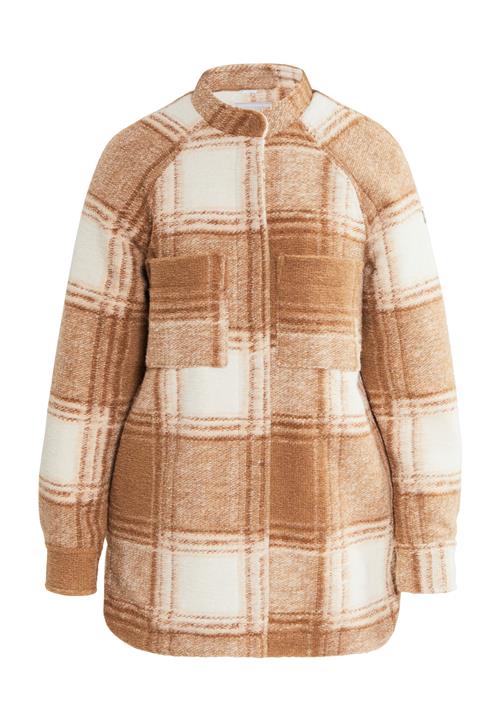 RISA Overgangsjakke  beige / brun / hvid