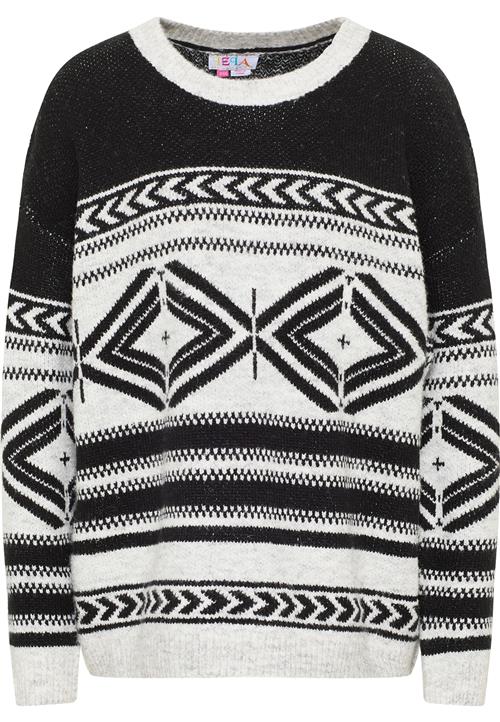 IZIA Pullover  sort / offwhite