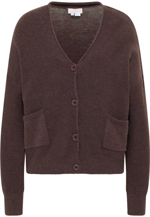 RISA Cardigan 'Teylon'  mørkebrun