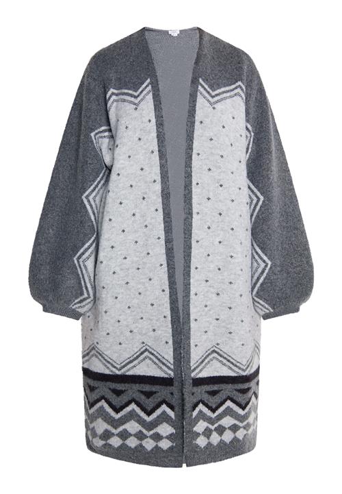 usha FESTIVAL Cardigan  lysegrå / mørkegrå / sort