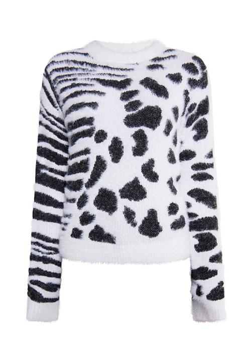 myMo ROCKS Pullover  sort / hvid