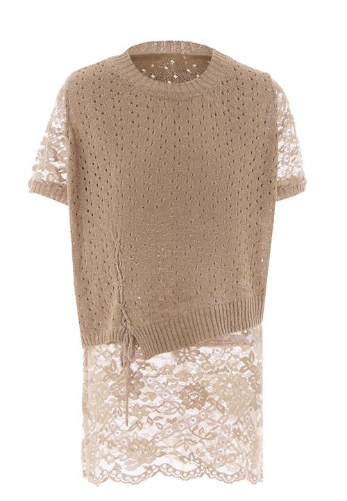 LUREA Pullover  mørkebeige