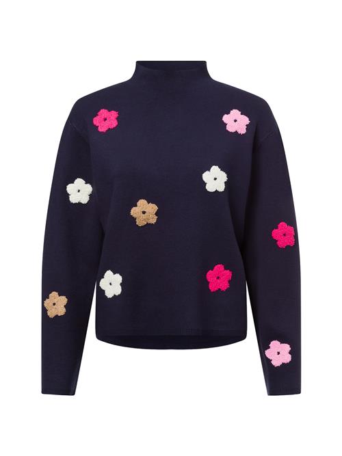 NÜMPH Pullover 'Flow'  marin / lyserød / mørk pink / hvid