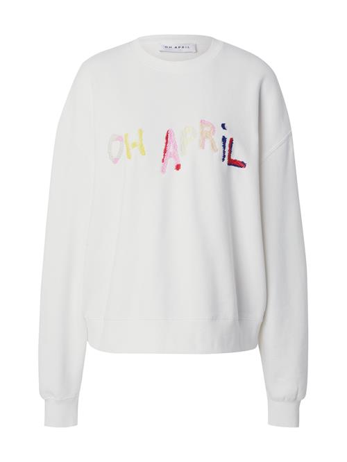 OH APRIL Sweatshirt  blandingsfarvet / hvid