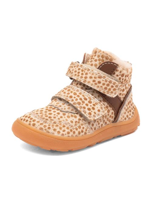 BISGAARD Snowboots 'Becky'  cognac / cappuccino / mørkebrun