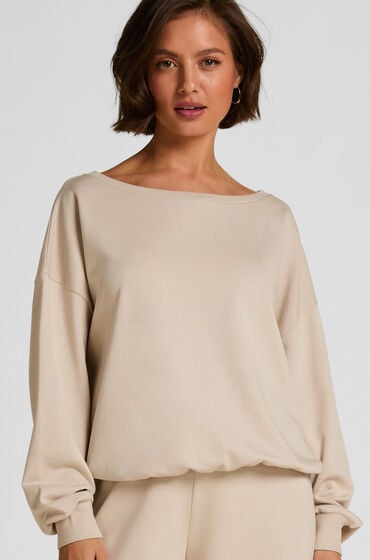 Hunkemöller Boatneck Sweater Audrey Grå
