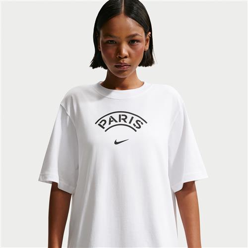 Paris Saint-Germain Nike Football-T-shirt til kvinder - hvid