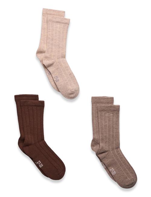 Minymo | Wool Socks - Rib 3-Pack | 35\38