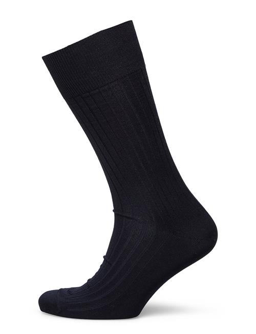 AN IVY | Navy Ribbed Socks | 43-46
