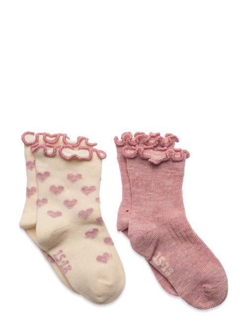Minymo | Socks W. Lettuce Edge (2-Pack) | 23\26