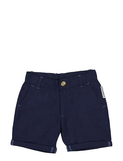Geggamoja | Linen Shorts Blue | 146/152