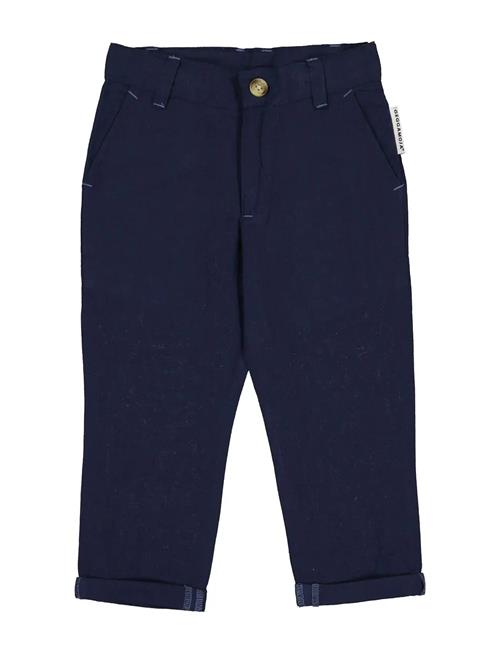 Geggamoja | Linen Pants Blue | 86/92