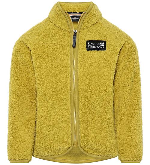 Didriksons Fleecejakke - Teddy - Gibbs - Yellow Pollen