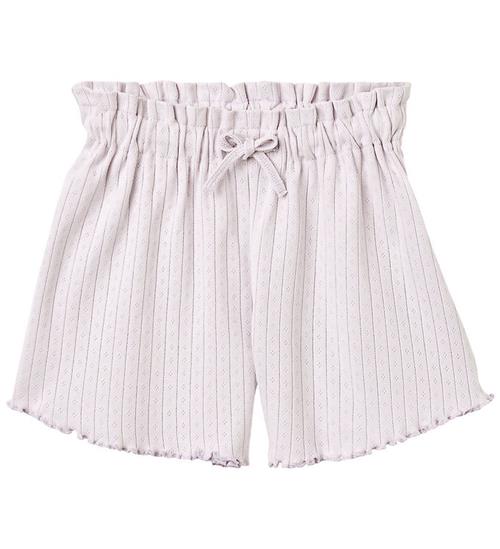 Wheat Shorts - Rib/Hulmønster - Ina - Purple Light