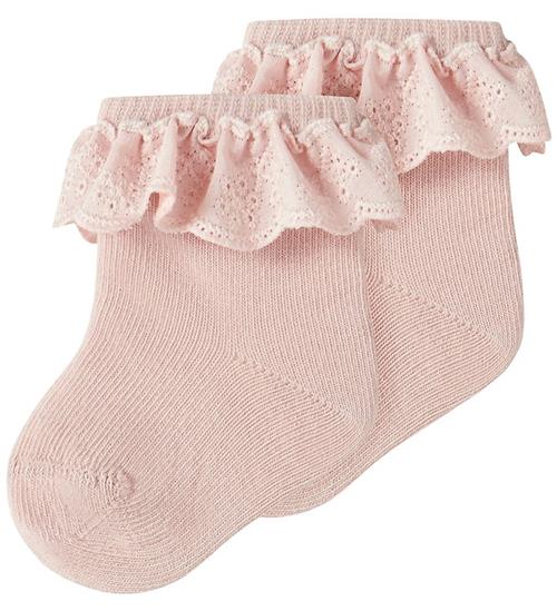 Lil' Atelier Strømper - NbfDertrud - 2-pak - Misty Rose