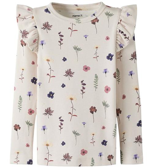 Name It Bluse - Bomuld/Modal - NmfFilulu - Lilac Ash