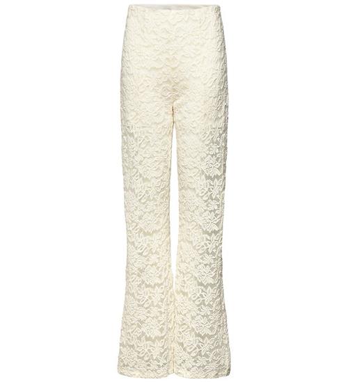 Rosemunde Bukser - RkDelicia - Ivory m. Broderie Anglaise