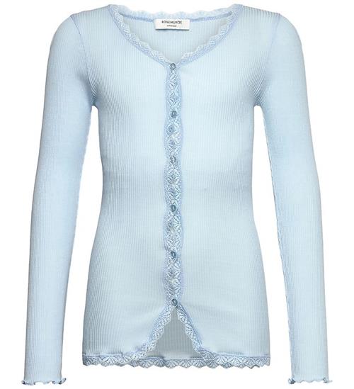 Rosemunde Cardigan - Rib - RkBalta - Nantucket Blue m. Blonder