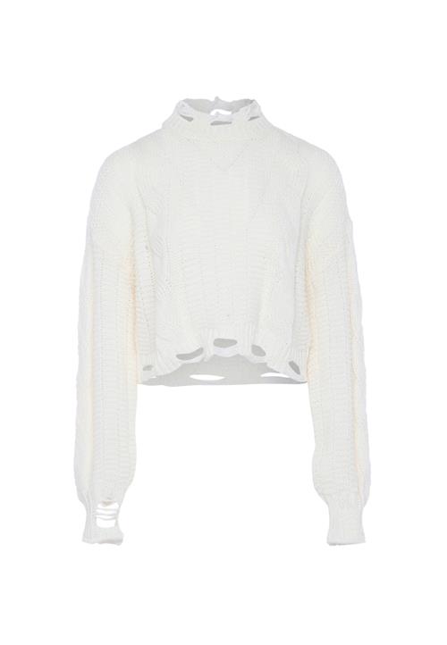 Gaya Pullover  uldhvid