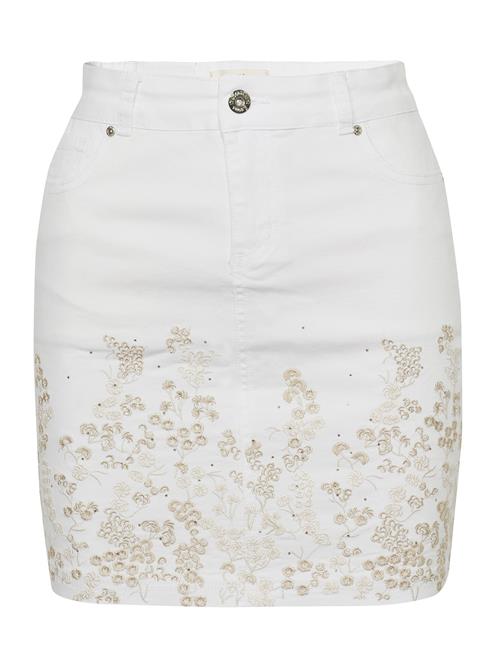 KOROSHI Nederdel  beige / hvid