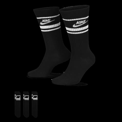 Nike Dri-FIT Everyday Essential-crewstrømper (3 par) - sort
