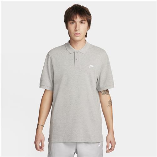 Kortærmet Nike Club-polo til mænd - grå