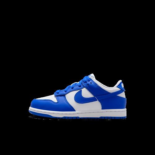 Nike Dunk Low-sko til mindre børn - hvid