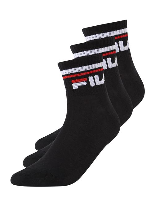 FILA Sportssokker  rød / sort / hvid