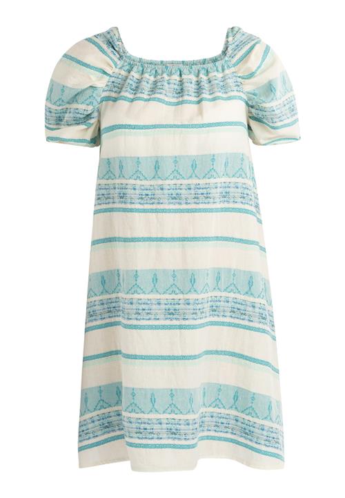 IZIA Sommerkjole  turkis / naturhvid