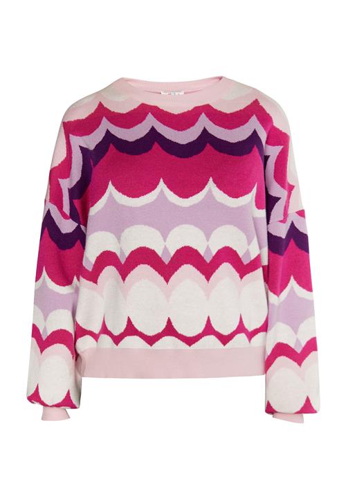 IZIA Pullover  lilla / lyserød / magenta / hvid