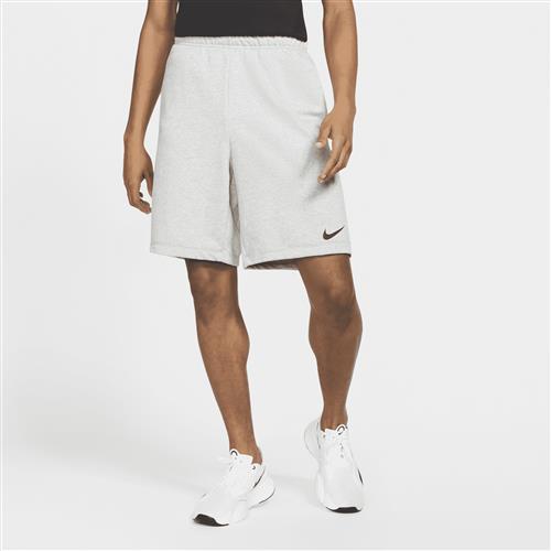 Nike Dry Dri-FIT-fitnessshorts i fleece til mænd - grå